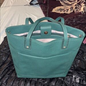 LC Lauren Conrad Teal Tote Bag